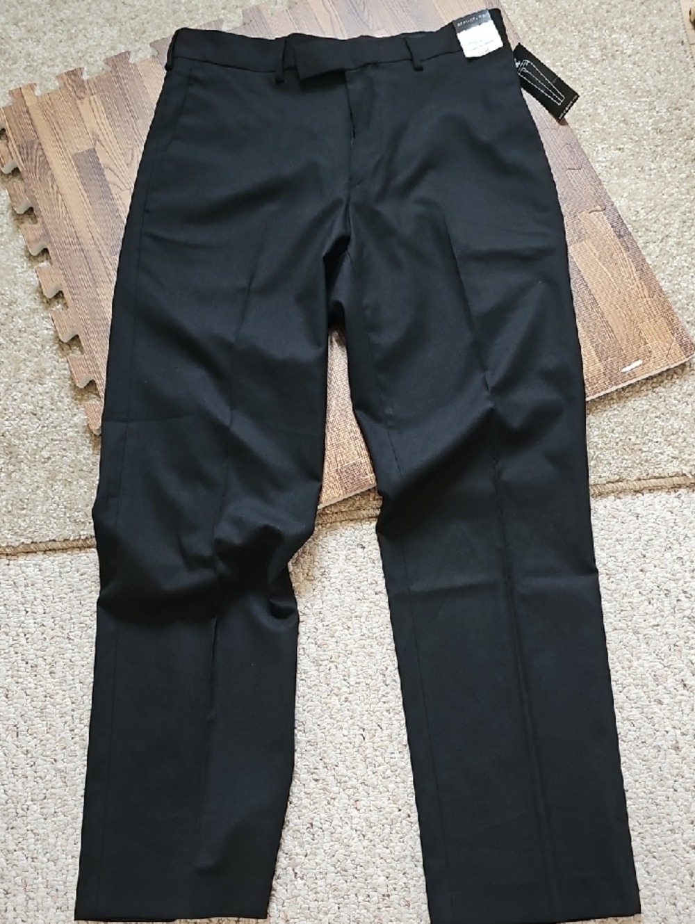 Structure Black Men's Dress Pants - Straight Leg